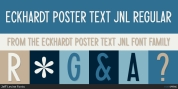 Eckhardt Poster Text JNL font download