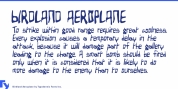 Birdland Aeroplane font download