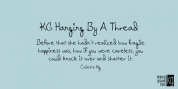 KG Hanging By A Thread font download