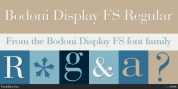 Bodoni Display FS font download