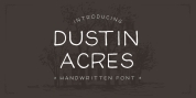 Dustin Acres font download