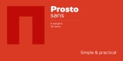 TT Prosto Sans font download