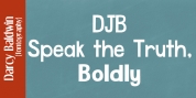 DJB Speak The Truth font download