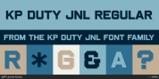 KP Duty JNL font download