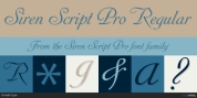 Siren Script Pro font download