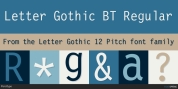 Letter Gothic 12 Pitch font download