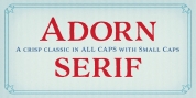 Adorn Serif font download