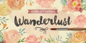 Wanderlust Letters font download