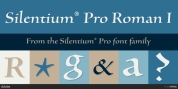 Silentium Pro font download