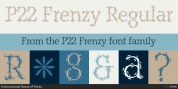 P22 Frenzy font download