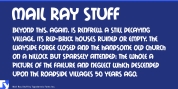 Mail Ray Stuff font download
