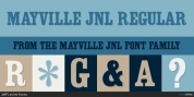 Mayville JNL font download