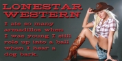 Lonestar Western font download