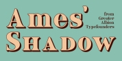 Ames' Shadow font download