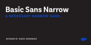 Basic Sans Narrow font download