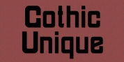 Gothic Unique font download