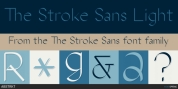 The Stroke Sans font download