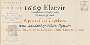 1669 Elzevir font download