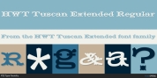 HWT Tuscan Extended font download