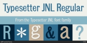 Typesetter JNL font download