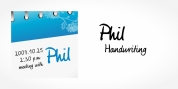 Phil Handwriting font download