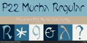 P22 Mucha font download