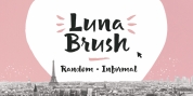 Luna Brush font download