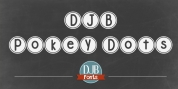 DJB Pokey Dots font download
