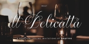 dT Delicatta font download