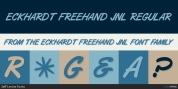 Eckhardt Freehand JNL font download