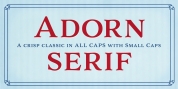Adorn Serif Smooth font download