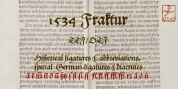 1534 Fraktur font download