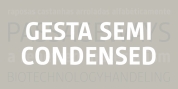 Gesta SemiCondensed font download