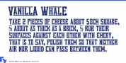 Vanilla Whale font download
