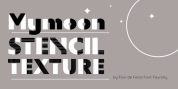 Mymoon Stencil Texture font download