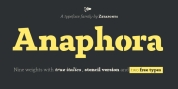 Anaphora font download