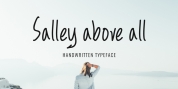 Salley Above All font download