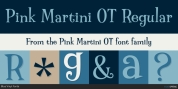 Pink Martini OT font download