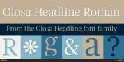 Glosa Headline font download