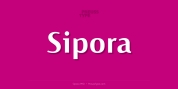 Sipora PRO font download