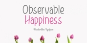 Observable Happiness font download