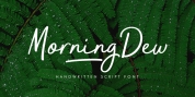 Morning Dew font download