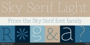 Sky Serif font download