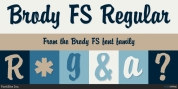 Brody FS font download