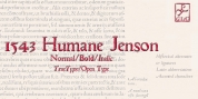 1543 Humane Jenson font download