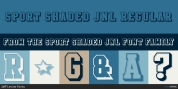 Sport Shaded JNL font download