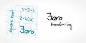 Jaro Handwriting font download