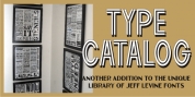 Type Catalog JNL font download