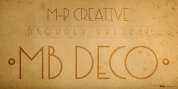 MB DECO font download