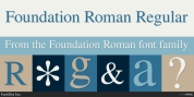 Foundation Roman font download